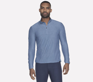 'Skechers' Men's Go Dri All Day 1/4 Zip - Blue