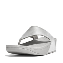 'FitFlop' Women's Lulu Leather Toe-Post Sandal - Silver