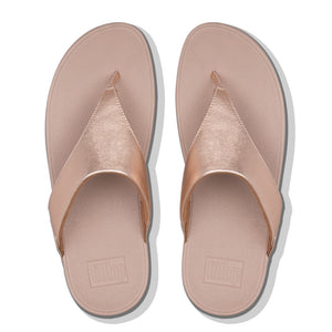 'FitFlop' Women's Lulu Leather Toe-Post Sandal - Rose Gold