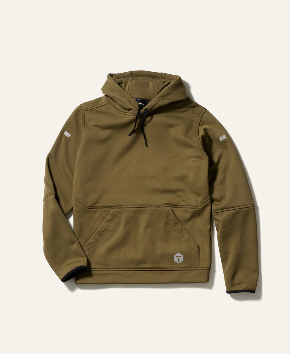 'Truewerk' Men's M2 Grid Pullover Hoodie - Olive