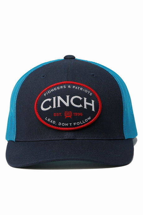 'Cinch' Men's Pioneers & Patriots Trucker Cap - Navy