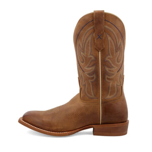 'Twisted X' Men's 12" Rancher Western Square Toe - Cocoa Brown