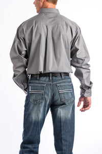 'Cinch' Men's Solid Classic Fit Button Down - Gray