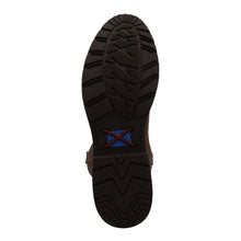 'Twisted X' Men's 12" Tech X Cellstretch Western Round Toe - Brown / Squash