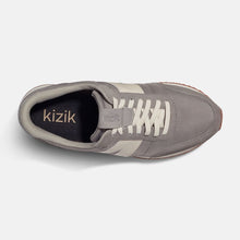 'KIZIK' Women's Prague Stretch Canvas Sneaker - Granite
