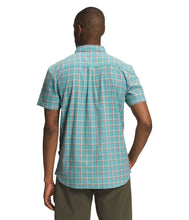 'The North Face' Men's Loghill Button Down - Reef Waters Plaid