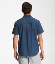 'The North Face' Men's Loghill Jacquard Button Down - Shady Blue