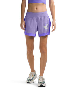 'The North Face' Women's 4" Sunriser Shorts - Optic Violet / High Purple