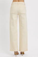 'Risen' Women's Tummy Control Slouchy Ankle Baggy Jeans - Ivory (Plus Size)