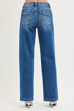 'Risen' Women's Slouchy Baggy Boyfriend Jeans - Dark Wash