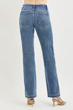 'Risen' Women's Tummy Control 4Way Stretch Mid Rise Jeans - Medium Blue