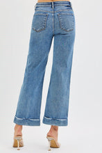 'Risen' Women's Mid Rise Cropped Jeans - Medium Wash