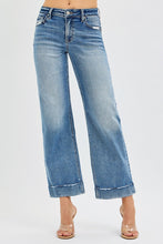 'Risen' Women's Mid Rise Cropped Jeans - Medium Wash