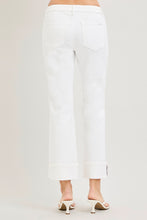 'Risen' Women's Betsy Stitched Crop Jean - White