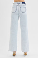 'Risen' Women's High Rise Wide Leg Jeans - Light Wash