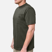 'Brunt' Men's Pocket T Shirt - Army Green Heather
