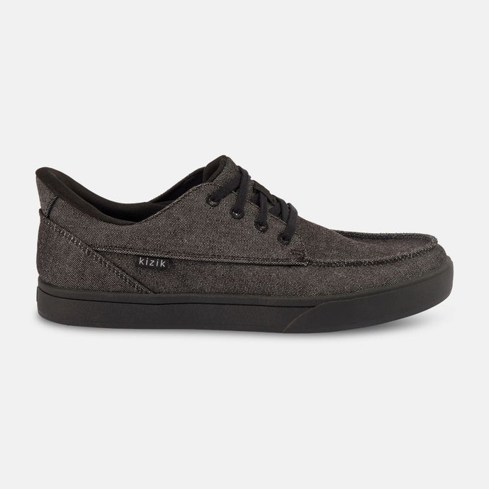 'KIZIK' Men's Porto Moc Style - Black Heather