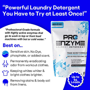 'ABC' Absolute Best Cleaning Products - Pro Enzyme Detergent 96 Loads