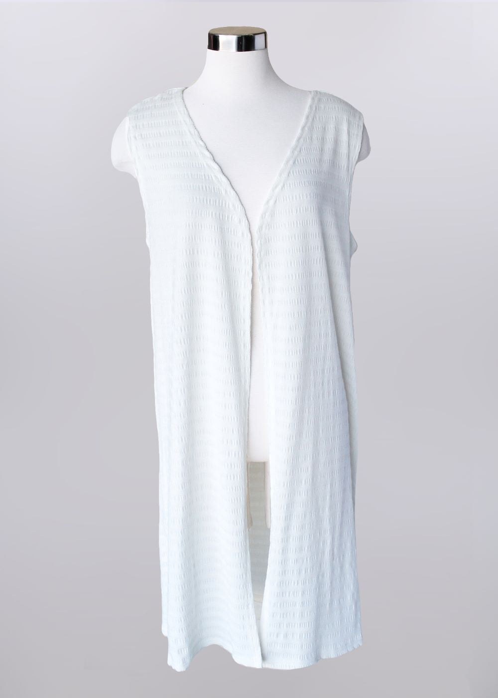 'Keren Hart' Women's Knit Vest - Ivory