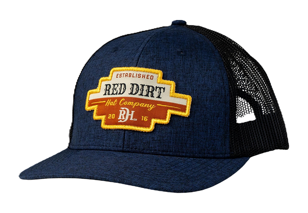 'Red Dirt Hat Company' Men's RoadBlock Cap - Navy / Black