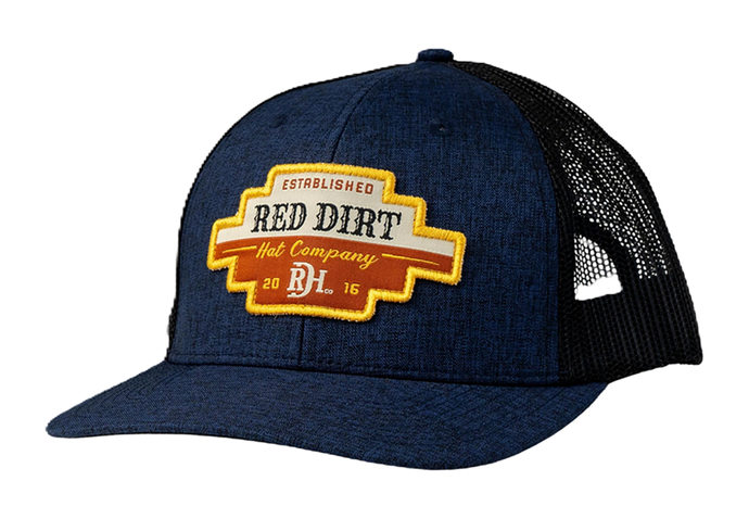 'Red Dirt Hat Company' Men's RoadBlock Cap - Navy / Black