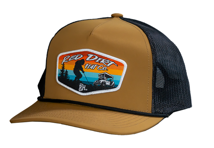 'Red Dirt Hat Company' Men's Tee'd Off Cap - Buck / Black
