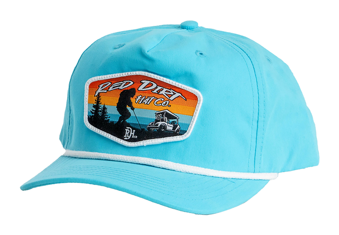 'Red Dirt Hat Company' Men's Tee'd Off Cap - Turquoise / White
