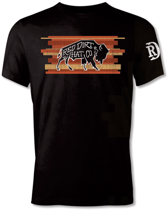 'Red Dirt Hat Company' Men's Buddy Short Sleeve - Black