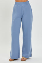 'Risen' Women's Wide Leg Lounge Pants - Blue