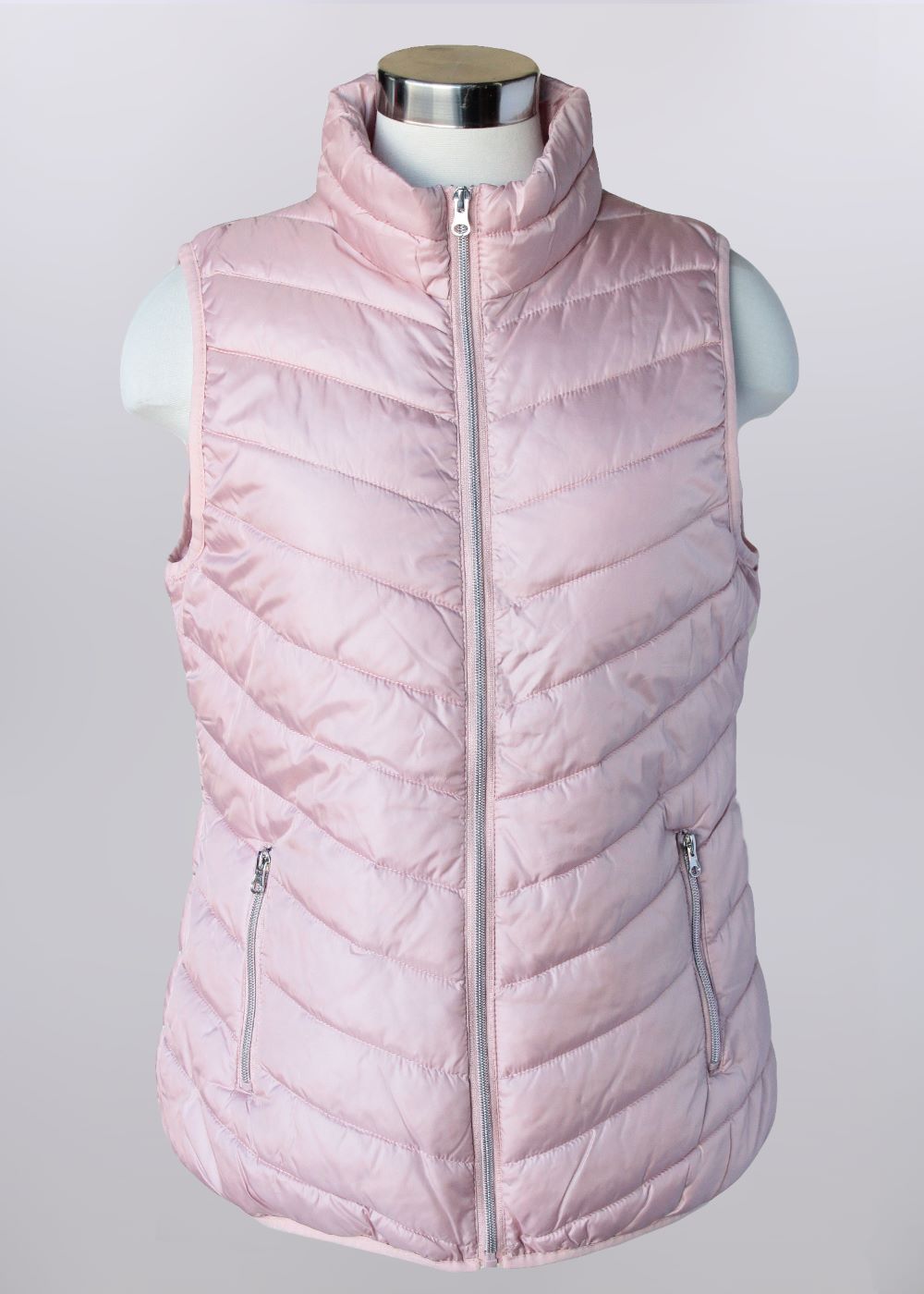 Buy Blush Quilted Sleeveless Jacket for Women