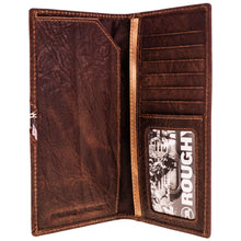 'Hooey' Men's "Hawk" Roughy Rodeo Wallet - Brown / Aztec