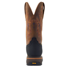 'R Watson Boots' Men's 12" Square Toe Cowboy Boot CT WP - Tan