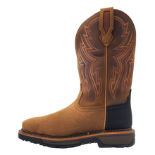 'R Watson Boots' Men's 12" Square Toe Cowboy Boot CT WP - Tan