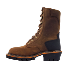 'R Watson Boots' Men's Cowhide 8" Logger Work Boots WP - Brown