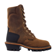 'R Watson Boots' Men's Cowhide 8" Logger Work Boots WP - Brown
