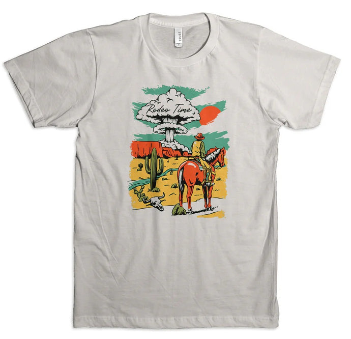 'Dale Brisby' Men's Rodeo Time Radiation Tee - White