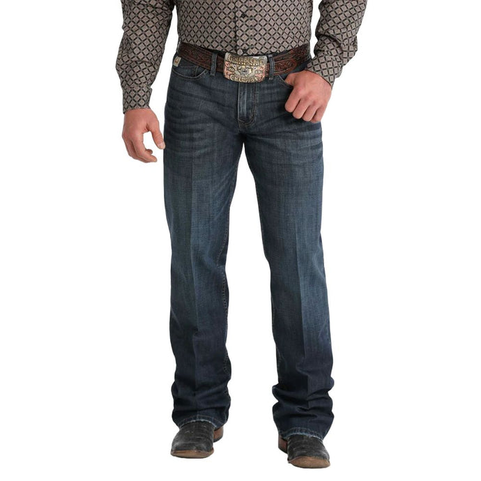 'Cinch' Men's Relaxed Fit Indigo Boot Cut Jeans - Indigo