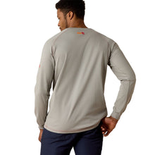 'Ariat' Men's FR Work Crew T-Shirt - Silver Fox