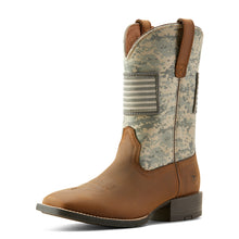 'Ariat' Men's Sport Patriotic Western Square Toe - Camo