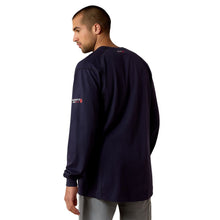 'Ariat' Men's FR Air Crew T-Shirt - Navy