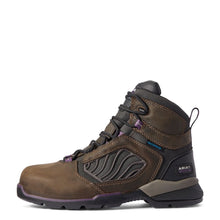 'Ariat' Women's Rebar Flex 6" Waterproof Carbon Toe Work Boot - Brown