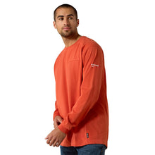 'Ariat' Men's FR Air Crew T-Shirt - Volcanic Heather