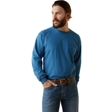 'Ariat' Men's FR Air Crew T-Shirt - Key Largo Heather