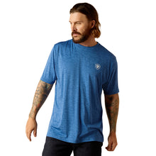 'Ariat' Men's Charger Ariat Spirited T-Shirt - Monaco Blue