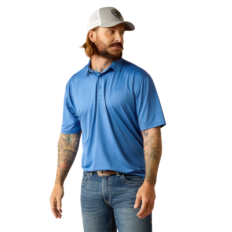 'Ariat' Men's Charger 2.0 Polo - Turkish
