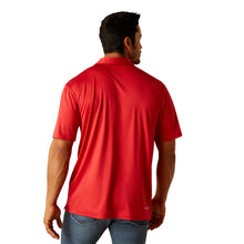 'Ariat' Men's Charger 2.0 Polo - Haute Red
