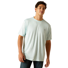 'Ariat' Men's Charger Crestline T-Shirt - Iced Aqua