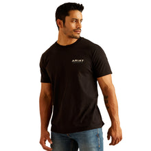 'Ariat' Men's Ariat 'Paisley Shield' T-Shirt - Black