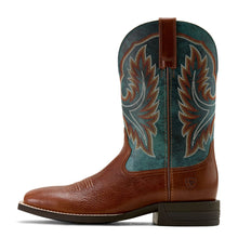 'Ariat' Men's Wilder Cowboy Boot - Luna Tan / Forged Green