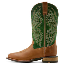 'Ariat' Men's Baxter Cowboy Boots - Wheat Brown / Lime